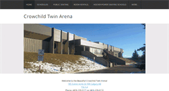 Desktop Screenshot of crowchildtwinarena.net